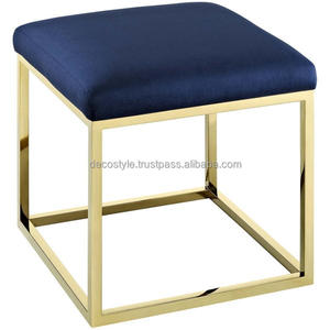 Acero inoxidable y oro Otomano - Product Image 2