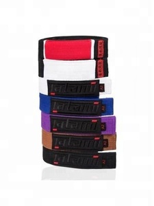 Ceintures de Jiu-Jitsu Brésilien en coton et polyester, ceinture de kimono MMA BJJ, logo personnalisé - Product Image 4