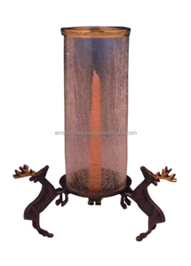 Lampe bougie moderne en aluminium et métal - Product Image 6