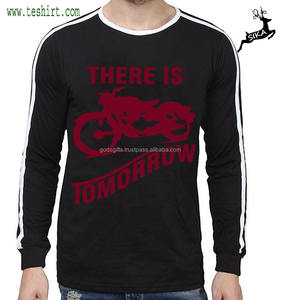 เสื้อยืดแขนยาวลายพรางสำหรับผู้ชายเสื้อยืดผ้าฝ้ายโพลีรีไซเคิลและผ้าฝ้ายอินเดียจาก tirupur อินเดีย - Product Image 6