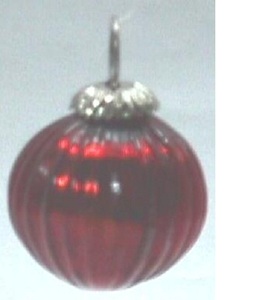 Décoration suspendue de Noël en verre Ornement festif pour la décoration intérieure - Product Image 1