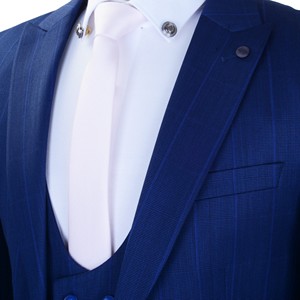 Costume de mariage pour homme Costumes ajustés pour hommes Costume d'affaires formel Tissu tissé en viscose et polyester de haute qualité - Product Image 2