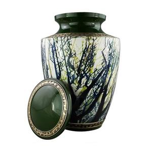 Royal or noir, métal commémoratif entièrement gravé, adultes, cendres funérailles humaines, urnes de crémation, Style américain/européen - Product Image 6