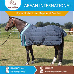 Premium spor stil kapitone at kararlı halı nefes suya dayanıklı kapalı kış battaniyesi ayarlanabilir askıları yumuşak yün - Product Image 3