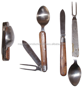 Cubiertos Plegables Multifuncionales para Exteriores con Logotipo Personalizado, Nuevos Utensilios de Comedor Civiles para Exteriores - Product Image 1