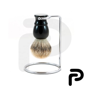 Support de rasoir en métal chromé, support de rasage - Product Image 2