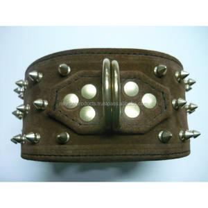 Customizable Leather PU Pet <b>Collar</b> Lace Rivet Adjustable <b>Dog</b> Harness <b>Training</b> Breakaway Light Solid Personalized <b>Dogs</b> Cats - Product Image 3