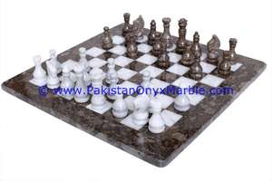 Onyx Marble <b>Chess</b> <b>Set</b> Handmade Handcrafted Low Cost Marble <b>Chess</b> <b>Set</b> with Figure - Product Image 3