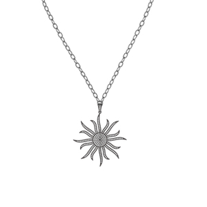Colgante de diamante pavé de diseño Floral, Plata de Ley 2020, novedad de verano de 925 - Product Image 2