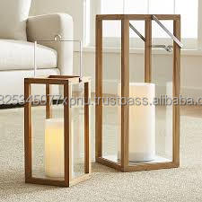 โคมไฟแก้ว & โลหะสำหรับเทียน - Product Image 4