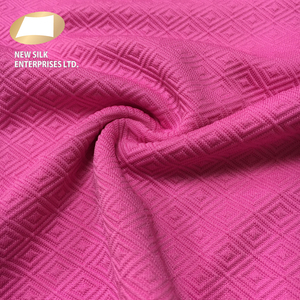 Tissu jacquard teton personnalisé rose, pour vêtements, tissu extensible, élégant - Product Image 2