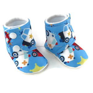 Bottes pour bébé en coton biologique, unisexe, Design personnalisé, prix de gros - Product Image 1