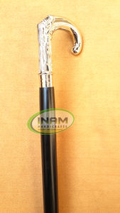 Bâtons de marche en bois pliables, 100x92 cm, style vintage, fait à la main, de qualité supérieure, avec poignée ronde de styliste - Product Image 2