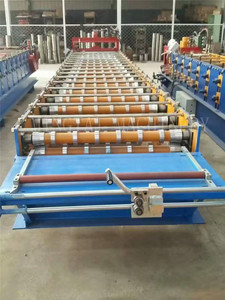 Glasierte Eisen ziegel Metallblech Dach walzen form maschine - Product Image 4