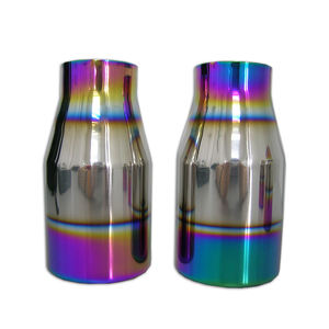 PVD ไทเทเนียมสีรุ้งเคลือบสำหรับตกแต่งบ้านรูปปั้นเหล็กที่มีลักษณะเป็นผงพ่นได้ง่าย - Product Image 5