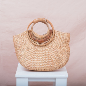 New Collection Straw Material <b>Natural</b> Colour Straw Woven <b>Bag</b> Sea Straw <b>Bag</b> Vietnam Handmade <b>Bag</b> - Product Image 2