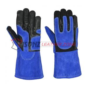 Custom Leather Tig Welding <b>Gloves</b> XL Size Safety <b>Gloves</b> With Anti-impact <b>Waterproof</b> Anti-Slip Functions - Product Image 1