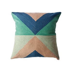 100% tela de algodón suave patrón diferente hermoso diseño funda de cojín decorativa para el hogar con logotipo - Product Image 1