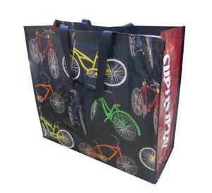 120GSM PP tejido plástico bolsa de compras laminación ecológica conveniente solución de almacenamiento para productos domésticos hechos Vietnam - Product Image 1