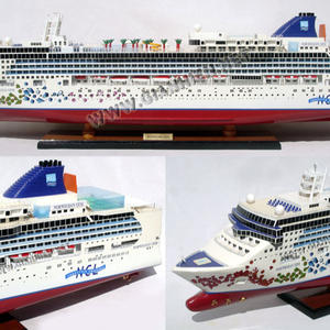 โมเดลทำจากไม้ลายสมุทรประดับอัญมณีสไตล์การเดินเรือสำหรับเป็นของขวัญทางธุรกิจ - Product Image 1