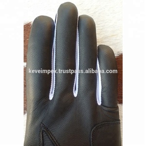 ถุงมือกอล์ฟผู้ชายหนังแกะสีดำมีโลโก้ตามสั่ง - Product Image 5