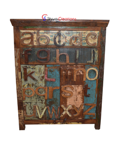 Antique Reclaimed Solid Wood Cabinet Handmade Indian Style Home Furniture for Indoor Use Bulk Wholesale for Living Room - Product Image 1