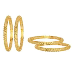 Pulseiras extravagantes banhadas a ouro-12607