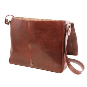 2021 Unisex de alta calidad Saffiano Mini Satchel Bag Crazy Horse cuero personalizado algodón forro Logo bolso de mensajero para mujer - Product Image 6