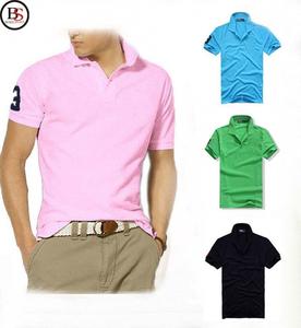 Camiseta deportiva de alta calidad para hombre, Polo 100% algodón con logotipo bordado personalizado, venta al por mayor, 2001 - Product Image 2
