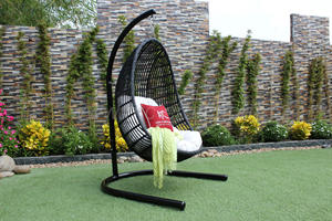 Hamac en rotin, chaise à œufs, résistante aux UV, mobilier d'extérieur et de jardin, offre spéciale, 2019 - Product Image 4