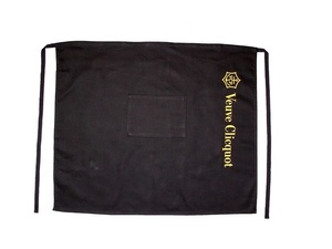 Delantal de cintura de barra Medio delantal de cintura de algodón Delantal de camarera azul promocional - Product Image 5