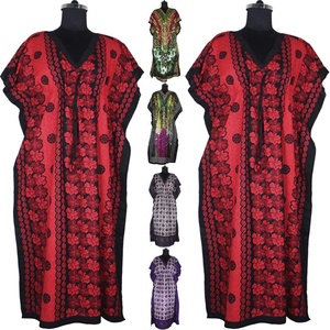 Abaya Dubai Popular Women Long Dress Muslim Jubah 2025 <b>Kaftan</b> Designs Dress Hand Block Printed <b>Kaftan</b> Dress Women Wear Night - Product Image 1