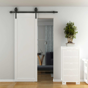 Pabrik tahan air gaya Modern pintu geser rel perangkat keras dan Kit perangkat keras untuk aksesori perangkat keras pintu kayu - Product Image 4