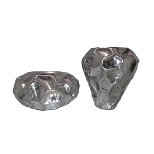 Custom Shape Sustainable Quality Aluminium Flower Vase Shiny Polished Finishing Metal Flower Vase - Product Image 3