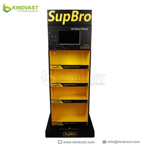 Retail promotional POP up Cardboard Display with Lcd, TV Monitor Cardboard Display Stand