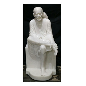 Makrana White Marble Sai Baba Statue - Product Image 1