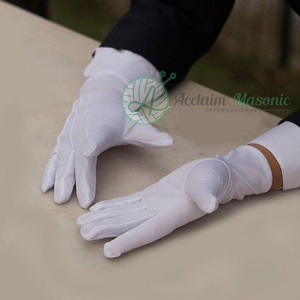 ผ้าฝ้ายสีขาว,สัญลักษณ์เย็บปักถักร้อยตามสั่งของ Masonic ฟรีเมสัน - Product Image 3