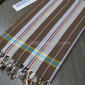 Customized Kenyan Kikoy Bath <b>Towel</b> Solid Color Striped Cotton Beach <b>Towel</b> Quick-Dry and <b>Compressed</b> Handwoven From India - Product Image 4