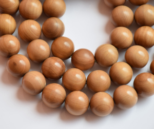 Joyería budista Cuentas de sándalo Cuentas sueltas para meditación o propósito de oración - Product Image 1