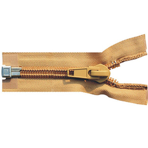 Open-End Zipper with Pin Lock Slider Auto Lock Feature Nylon/Plastic/Metal Material 100 Length for <b>Mattress</b> & Garment Use - Product Image 1