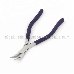 Alicates de corte diagonal de acción paralela SIGAL MEDCO, alicates de joyería de acero inoxidable y acero - Product Image 6