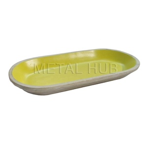 Bandeja de té de mármol y madera de mango rectangular de estilo europeo moderno, bandeja de servicio hecha a mano para uso doméstico, cocina, comida, ocasiones de regalo - Product Image 1