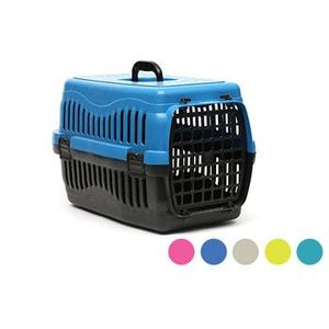 Portador de mascotas de plástico grande con diseño de pata con cama de puerta y accesorios - Product Image 1