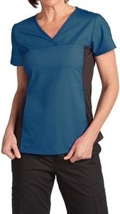 Personalizado bordado médico Hospital enfermera Scrubs alta calidad poliéster Spandex verano quirúrgico Scrub Sets impreso Pakistán - Product Image 5