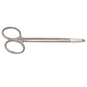 Ciseaux manuels en acier inoxydable chirurgical pour la suppression des points de suture en chirurgie générale - Product Image 1