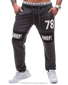 Gran oferta, suministro de fábrica, pantalones de moda para hombre, pantalones de Jogger para hombre de Color azul oscuro y negro para deporte y gimnasio - Product Image 2