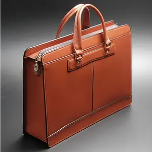 Leather Bag <b>For</b> Man Business Crossbody Shoulder Messenger Bags Men Office Laptop Bag Leather <b>Briefcases</b> - Product Image 1