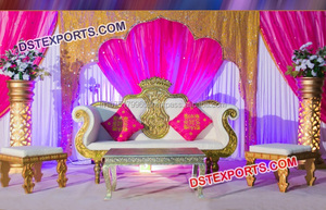 Juego de Sofás para Bodas Indias, Moderno, Blanco, Estilo Musulmán, Aspecto Real, Muebles para Bodas, Juego de Sofás Mandap, Decoración para Eventos en el Reino Unido - Product Image 5