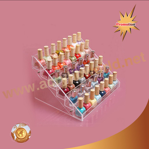 Présentoir cosmétique de maquillage en acrylique personnalisé avec autocollant/support de rouge à lèvres de qualité supérieure/présentoir cosmétique transparent - Product Image 6