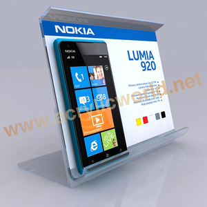 China Factory Acrylic Mobile Cell <b>Phone</b> Tablet Cellphone Display Stand <b>Phone</b> Accessories Display Shelf - Product Image 6
